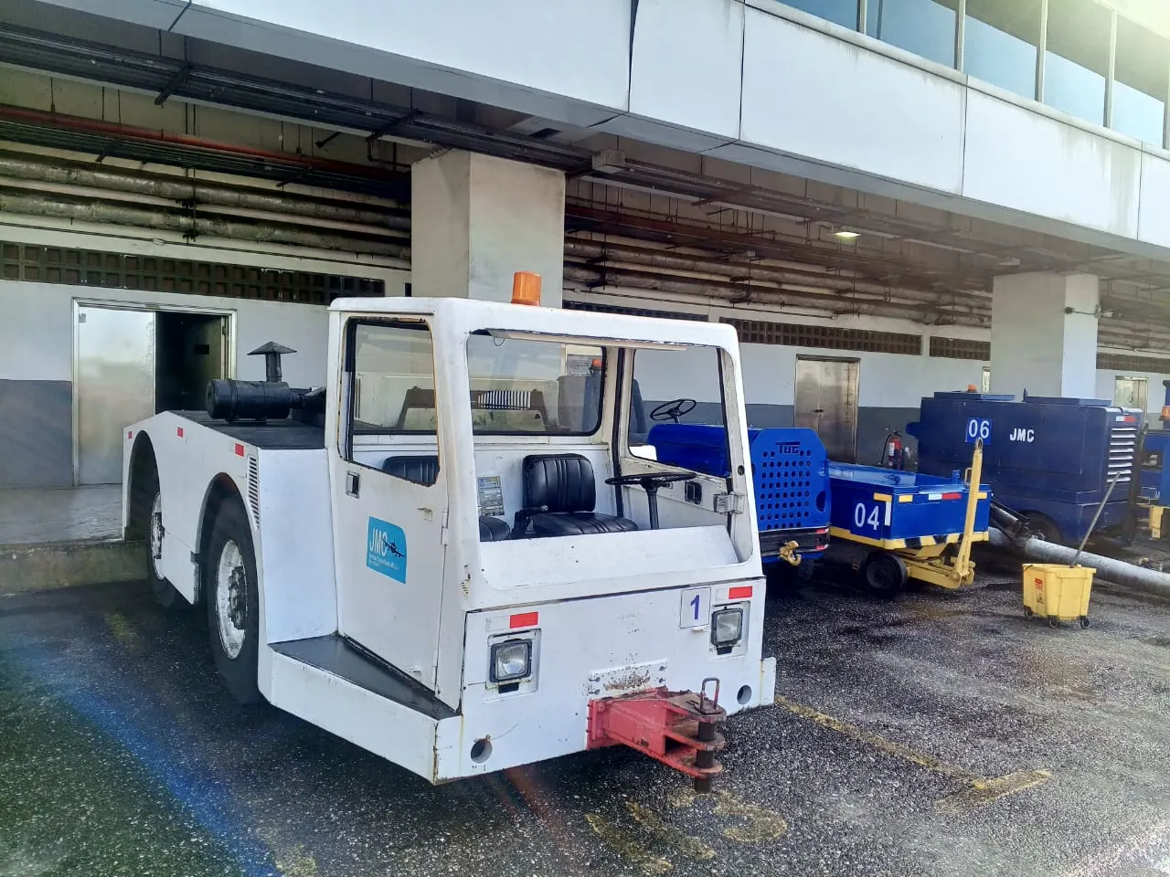 Equipo GSE de JMC preparado para una operación en plataforma
